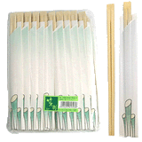 Restaurant Wholesale Bamboo Tensoge Chopsticks 8″ With Envelope (2400 pcs)