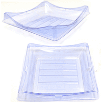 Restaurant Wholesale Disposable Clear Sushi Containers 7.2x7.2x1.4 (SAMPLE)