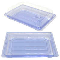 Restaurant Wholesale Disposable Clear Sushi Containers 7.2x5x1.7 (500 Sets)