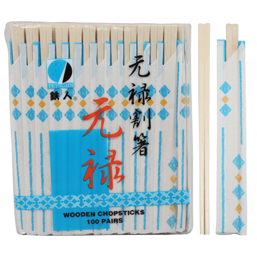 Restaurant Wholesale Popular Wooden Chopsticks 8″ W/Env (4000 pcs)