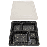 Restaurant Wholesale Disposable Bento Boxes- 8.2x8.2x1.6 (SAMPLE)