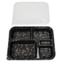 Restaurant Wholesale Disposable Bento Boxes- 10.5x8.1x2.3 (300 Sets)