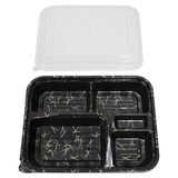 Restaurant Wholesale Disposable Bento Boxes- 10.5x8.1x2.3 (300 Sets)