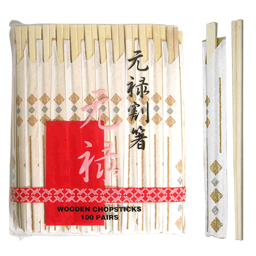 Restaurant Wholesale Popular Wooden Chopsticks 8″ With Envelope (100x40 pcs)