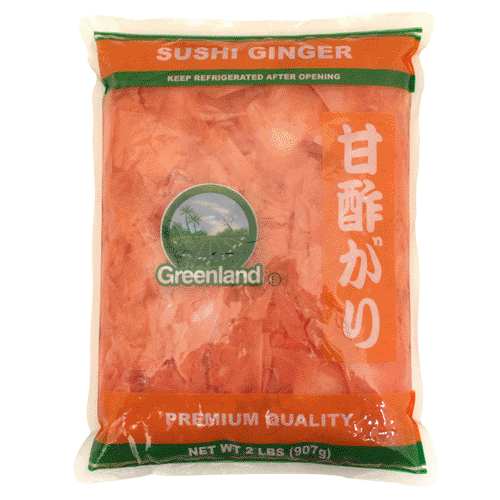 Restaurant Wholesale Sushi Ginger Pink In Plastic Bag (20 lbs)
