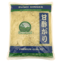 Restaurant Wholesale Sushi Ginger White In Plastic Bag  (20 lbs)