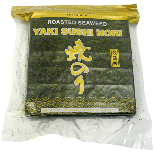 Restaurant Wholesale Yaki Sushi Nori (Roasted Seaweed) Gold (500 Full Sheets)