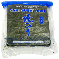 Restaurant Wholesale Yaki Sushi Nori (Roasted Seaweed) Blue (500 Full Sheets)