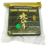 Restaurant Wholesale Yaki Sushi Nori (Roasted Seaweed) Gold  (1000 Half Sheets)