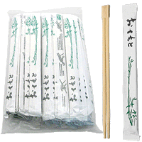 Restaurant Wholesale Bamboo Twin Chopsticks 9″ With Envelope (2000 pcs)