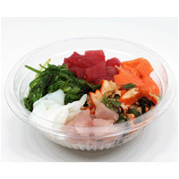 Restaurant Wholesale Disposable Clear Poke Bowls Medium (400 Pieces)