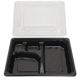 Restaurant Wholesale Disposable Bento Boxes- 9x6.7x1.7 (300 Sets)